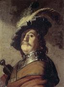 Rembrandt, A Warrior
